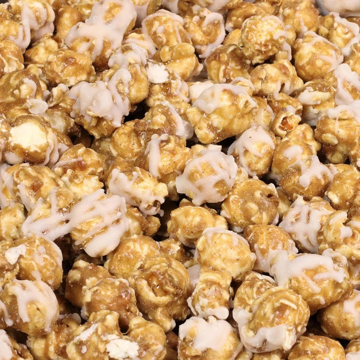 Grmet Cinnamon Swirl Popcorn By Its Delish, 2 Lbs Bulk Bag, – Festive Caramel Air Popped Sweet Crunchy Popcorn With White Glaze Corn Snack, Parties – Gluten Free, Vegan, Kosher