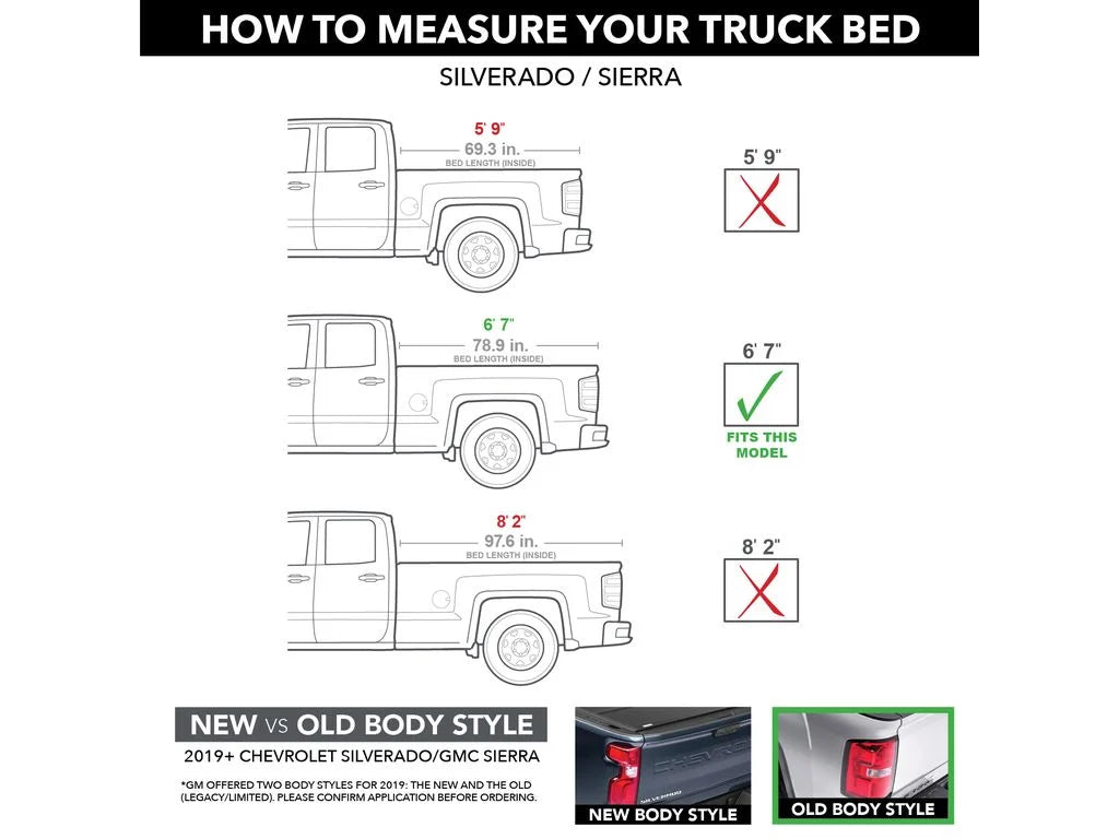 Extang by RealTruck Xceed Hard Folding Truck Bed Tonneau wrap | 85465 | appropriate with 2007 - 2021  Tundra w/o rail system 6' 7" Bed (78.7")