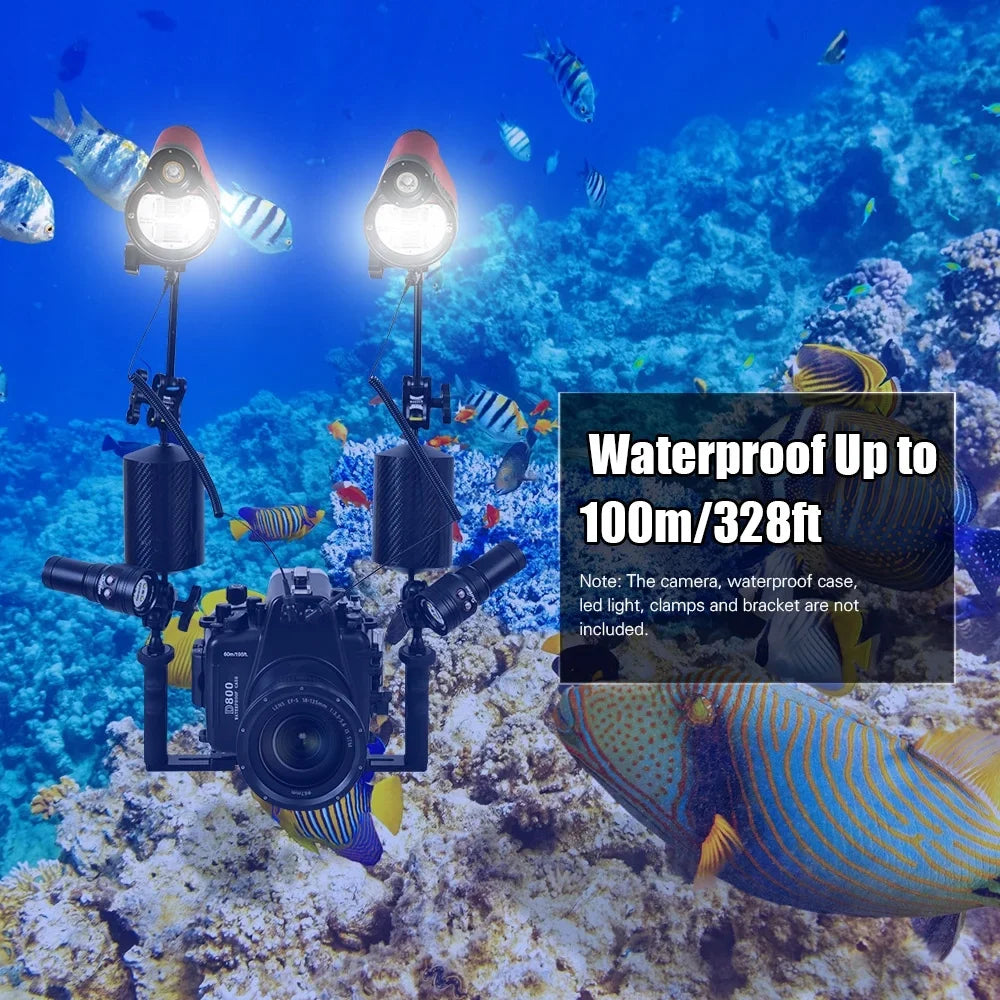 100m/328ft With Optic Cable 5600k With Optic Ainn Dsfen. 100m/328ft 5600k With Waterproof Max. 100m/328ft 5600k St-100- Waterproof Max. Sea frogs Flash lamp,Optic Cable Case Max