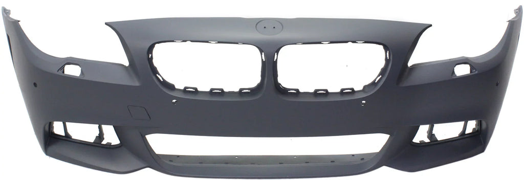 Front BUMPER protector suitable For  5-SERIES 2014-2016 Primed with M Pkg with PDC Sensor Holes and Side View Cam Sedan/Hybrid