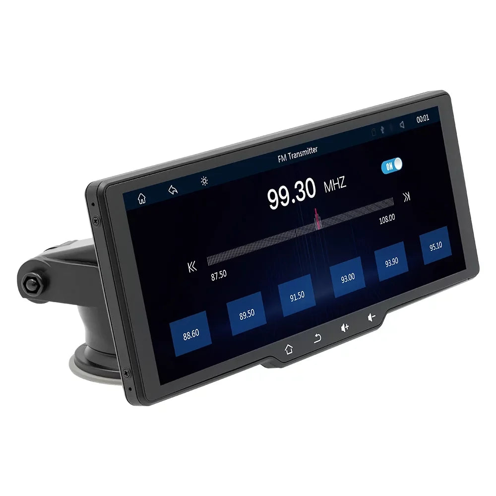 Shinysix Portable Wireless CarPlay Multi-language Car Video Recorder Car Camera Auto Camcorder 10.26in Car Rearview Camera Mobilephone APP Control Car MultiMedia Player