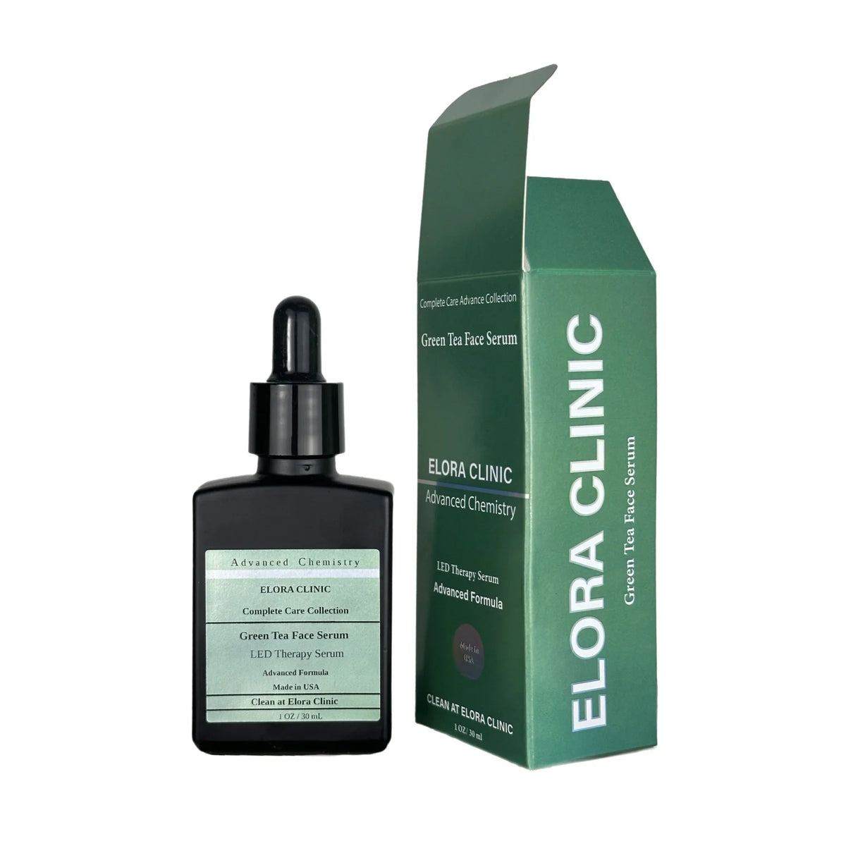 Elora Clinic Red Light Therapy Serum - Green Tea Serum Green Tea Serum for LED Therapy - Potent Antioxidant & Rejuvenating
