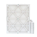 Actual Size: 15-1/2" x 19-1/2" x 7/8". Glasfloss 12 Pack of 16" x 20" x 1" MERV 10 Pleated Air Filters