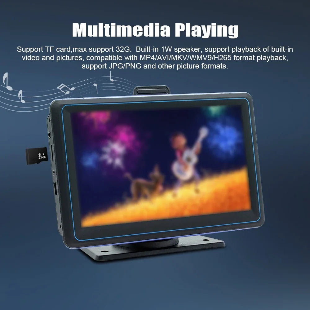 Apexeon Car Stereo,Camera Dual MP5 Player Dual USB Car Audio Portable Car 7'' 720P 5.0  matching Car Stereo 5.0 suitable USB BT Receiver BT 5.0 12 Auto matching Android Stereo 720P Car