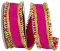 Reliant Ribbon - 93923W-222-40D, Ribbon, Fuchsia, 2-1/2 Inch, 5 Yards