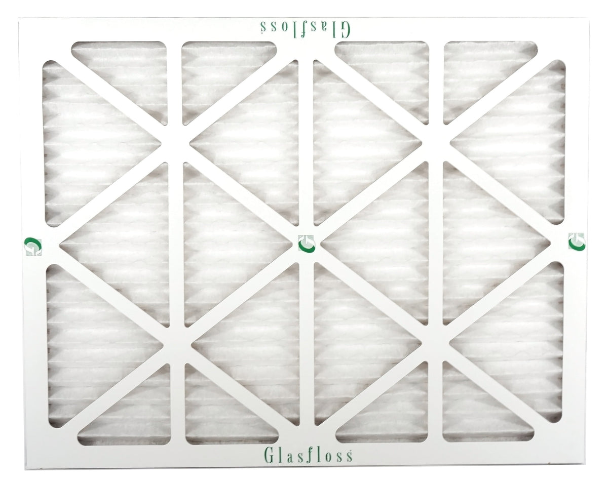 Glasfloss 20x34x1 - MERV 10 -Qty:6 - Furnace Air Filter - Made in USA (Actual Size: 19.5 x 33.5x7/8 inch)