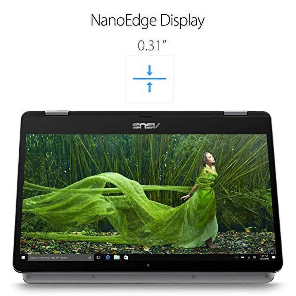 TP401MA-YS02 Vivobook Flip Thin 2-in-1 HD Touchscreen Laptop,  Celeron 2.6GHz Processor, 4GB RAM, 64GB eMMC, Windows 10 S, 14"