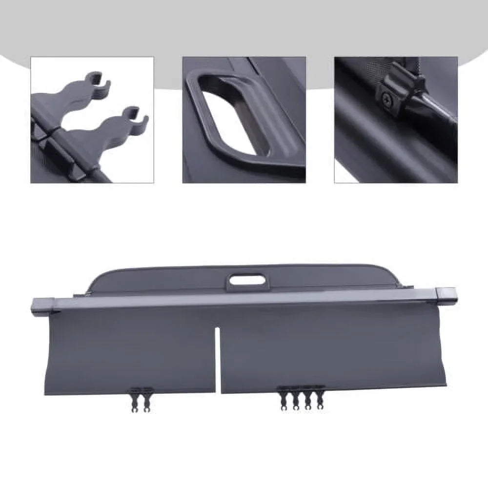 Retractable Cargo protector For 2019-2021 Jeep Cherokee Trunk Tonneau Security Shade