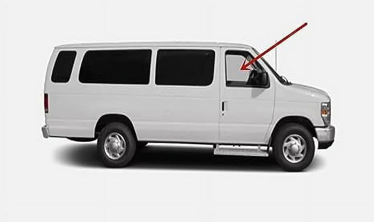 Passenger Right Side Front Door Glass suitable with  Econoline Van 2015-2019 Models
