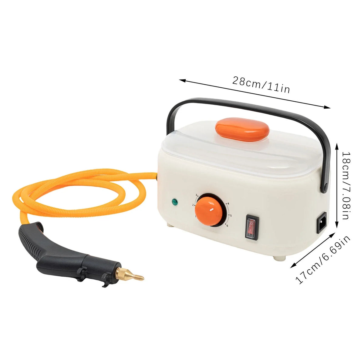 2500W High Pressure Steam Cleaner Commercial High Temp Electric Cleaning Machine ,≥ 100℃/212°F Working Temperature for Homes, Hotels, Restaurants, Car Maintenance Stores