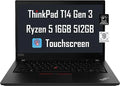 ThinkPad T14 Gen 3 14" WUXGA Touchscreen (AMD Ryzen 5 Pro 6650U, 16GB DDR5 RAM, 512GB SSD, 6-Core(Beats i7-1165G7)) Business Laptop, Backlit, Fingerprint, FHD Webcam, 3-Yr Warranty, Win 11 Pro