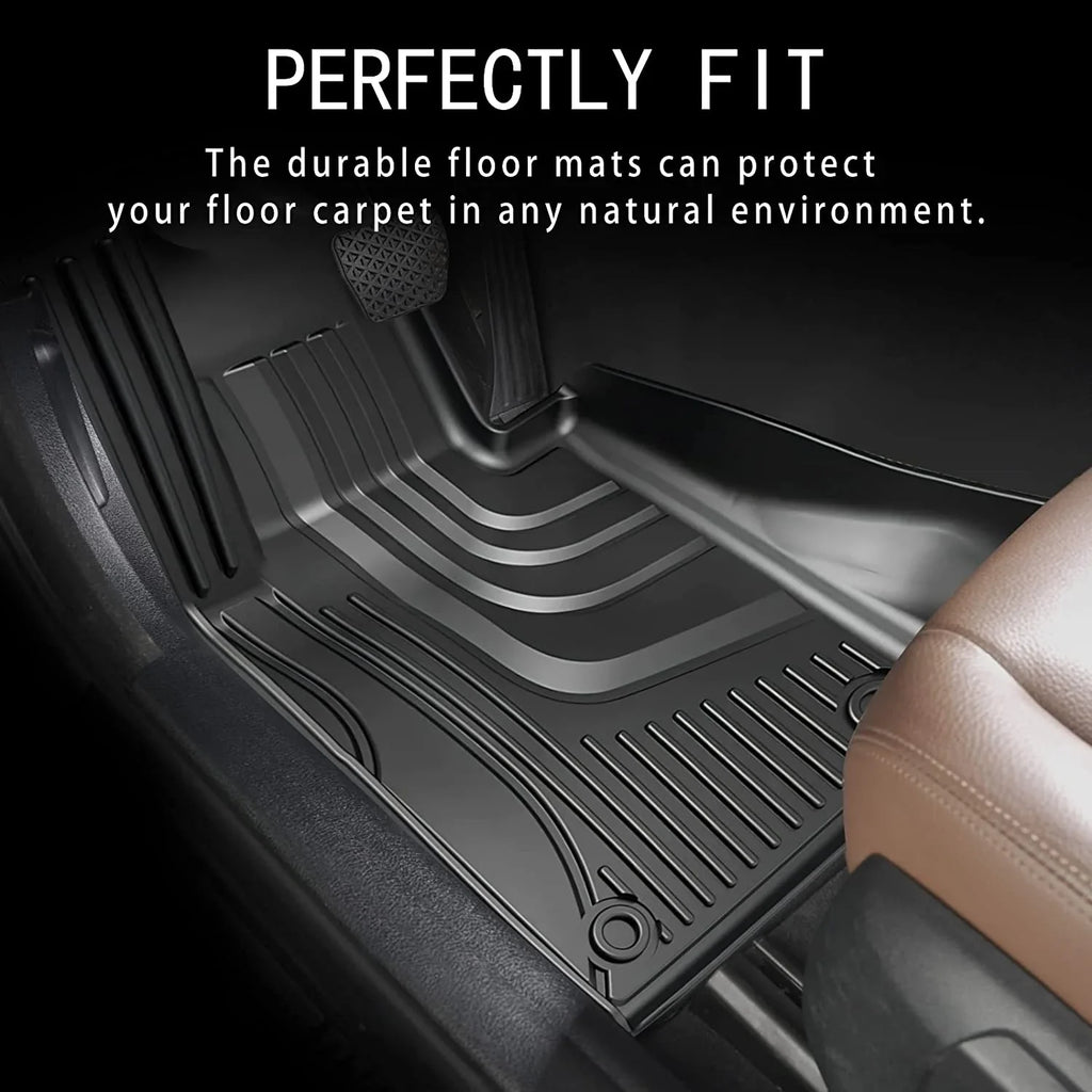 AOMSAZTO Automotive Car Floor Mats for Jeep Compass 2017 2018 2019 2020 2021 2022 2023, All atmospheric conditions Floor Liners Include 1st & 2nd Row (Not Fit 2017 Single Driver-Side Floor Hook Model)