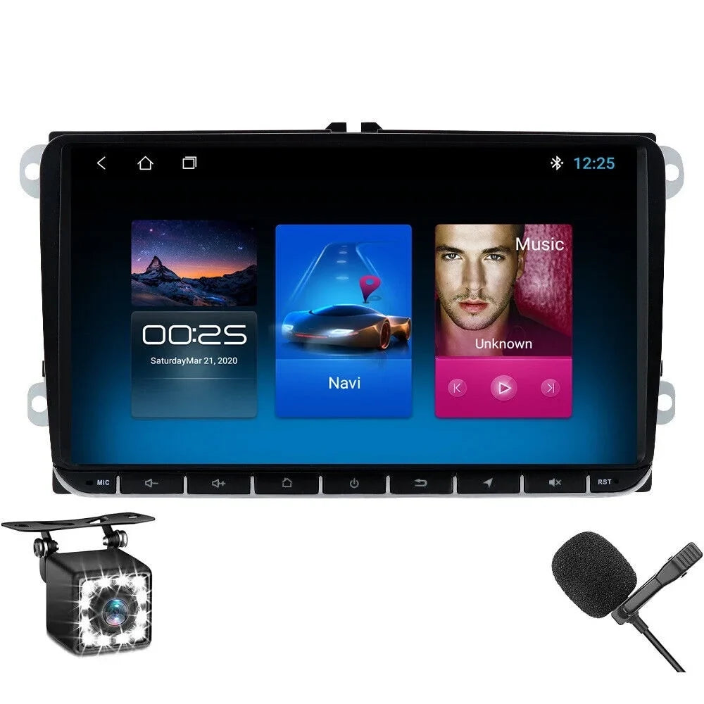 Fit VW Volkswagen Jetta Passat 9" 1280*720 IPS Android 12 Car Stereo Radio  Carplay GPS 2+32GB