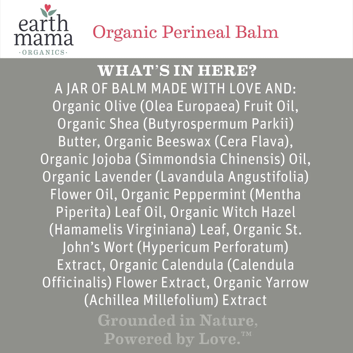 Earth Mama Organic Perineal Balm "Down There" Care for Pregnancy and Postpartum, 2 fl oz