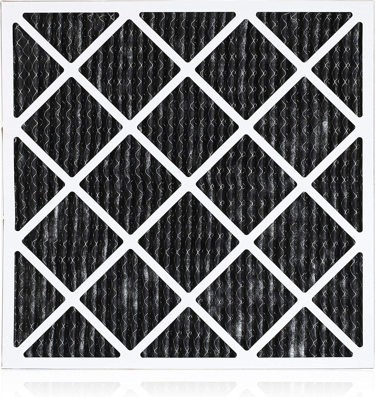 Filterbuy 22x24x1 MERV 8 Odor Eliminator Pleated HVAC AC Furnace Air Filters with Activated Carbon (12-Pack)