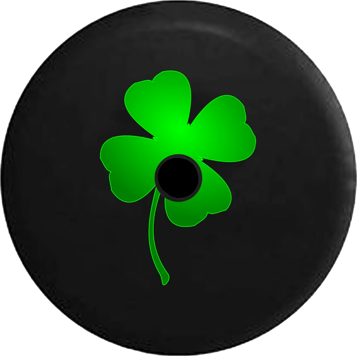 2018 2019 Wrangler JL Backup Camera Green Lucky 4 Leaf Clover Shamrock Irish Heritage Spare Tire shield for Jeep RV 32 Inch