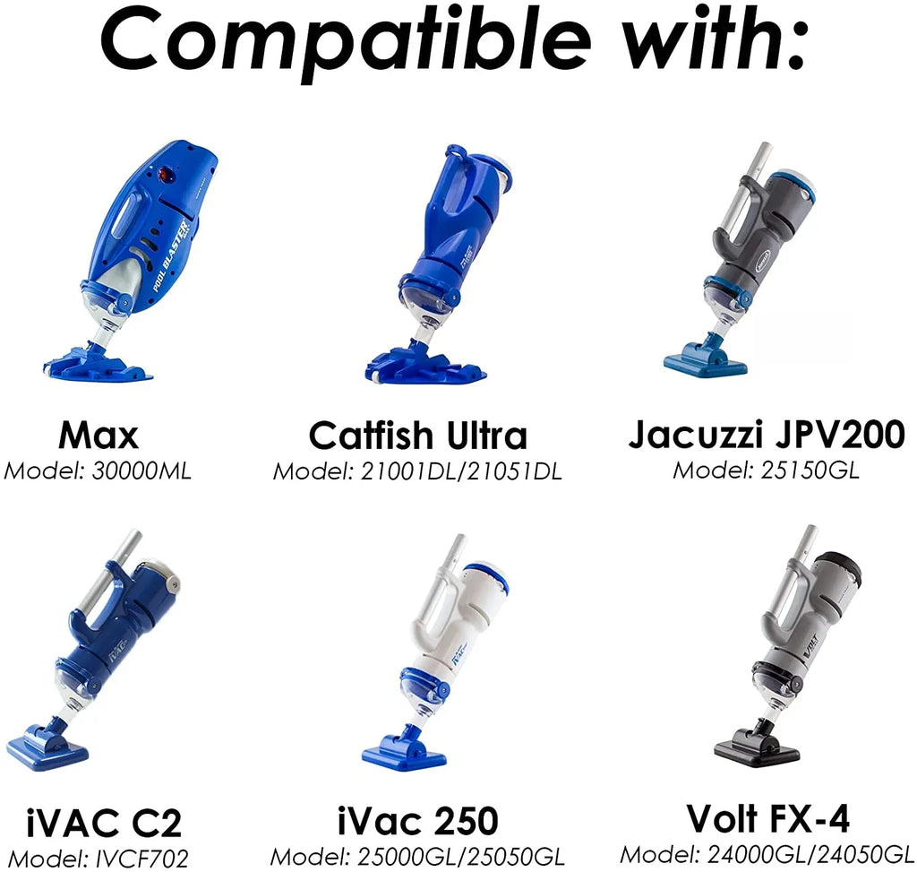 Sand & Silt Filter Bag, appropriate with Pool Blaster Max, Catfish Ultra, iVac 250, iVAC C2, Volt FX-4 and Jacuzzi JPV200 Handheld Pool Vacuums, P30X022SS / PBW022SS