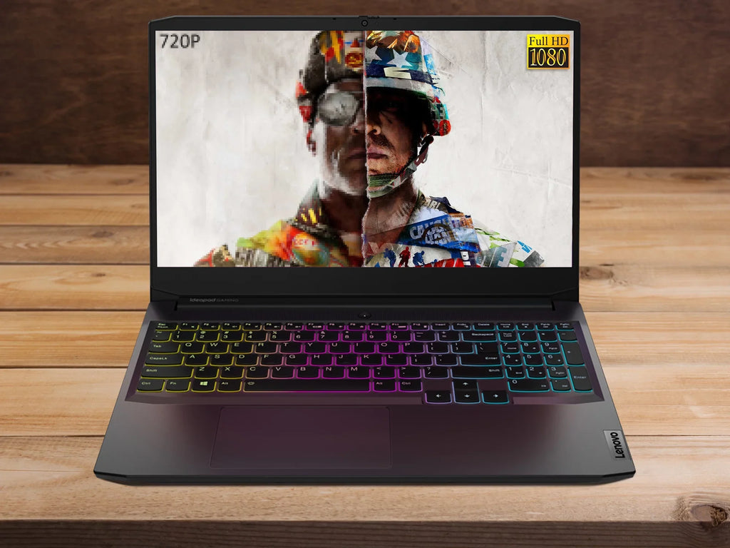 IdeaPad 3i Gaming Laptop, 15.6" 120Hz FHD Display,  Core i7-11370H Upto 4.8GHz, 16GB RAM, 256GB NVMe SSD + 1TB HDD, NVIDIA GeForce RTX 3050 Ti, HDMI, Wi-Fi, Bluetooth, Windows 10 Pro