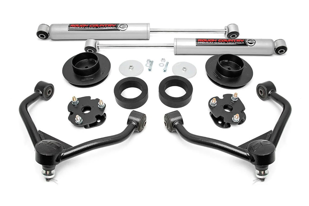Rough Country 3" Lift Kit (fits) 2012-2018 Ram 1500 4WD | N3 Shocks | Control Arm Suspension System | 31230