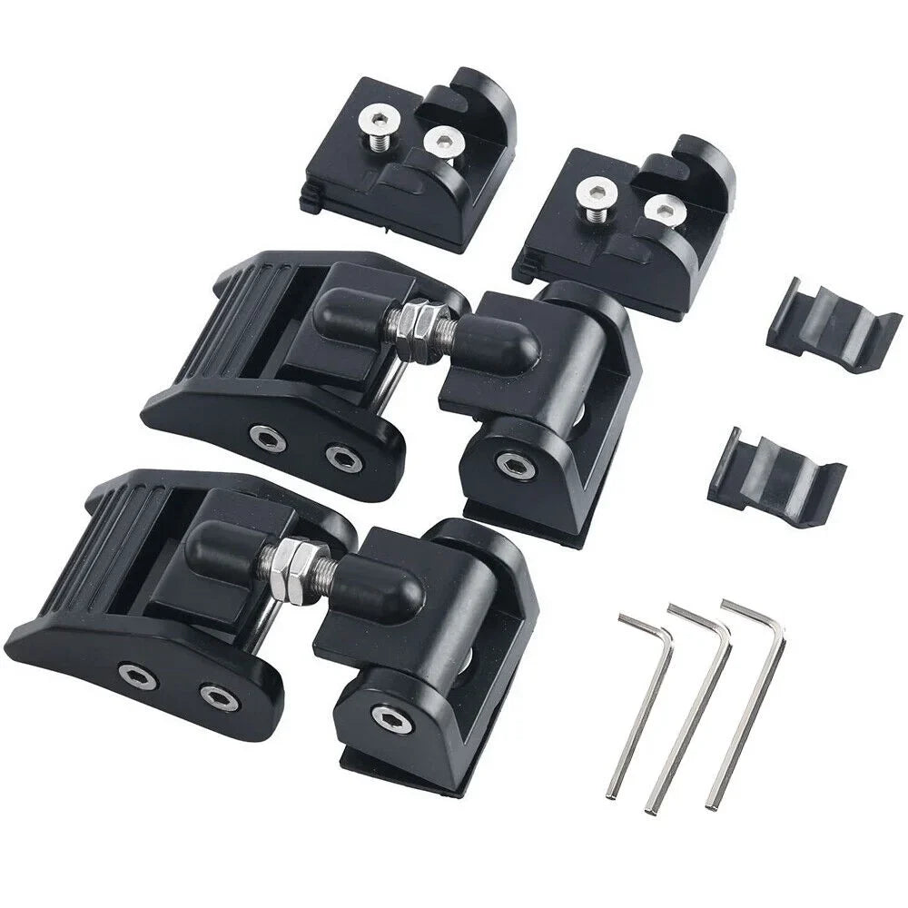 JLLOM Durable Black Front Hood Latch Lock Catch for Jeep Wrangler JK 07-18 - Enhanced Vehicle Security