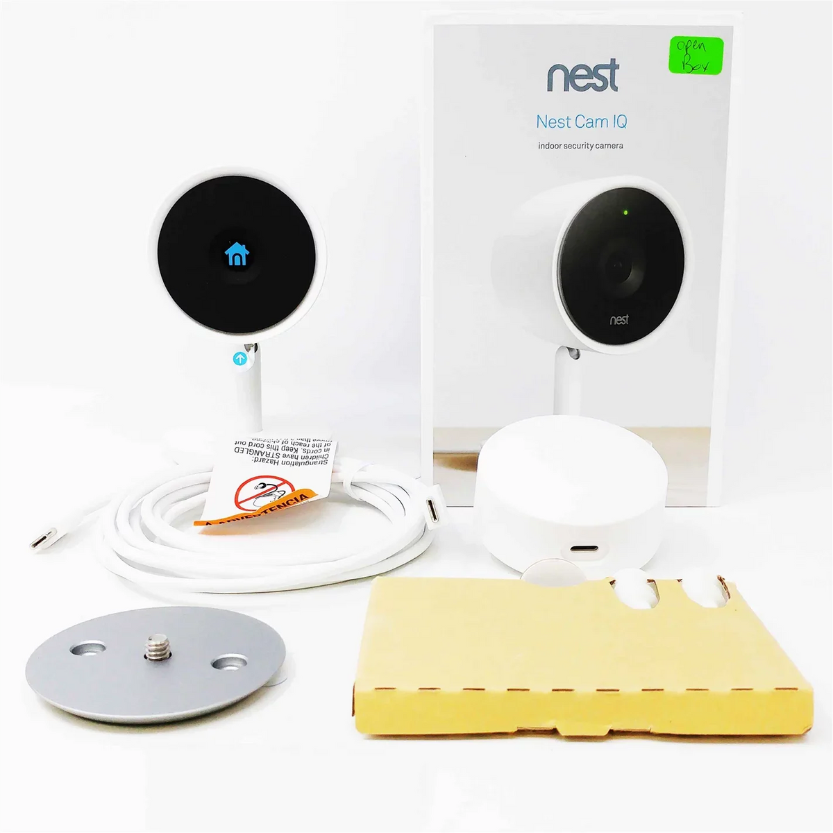 Open Box Google Nest NC3100US Cam IQ Indoor Wi-Fi Security Camera - White
