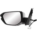 K-Source Driver Side Mirror for HONDA Civic Hatchback, (textured black w/PTM protector, w/turn signal, foldaway), w/o camera, w/o chrome trim, L, (17-20) 63636H