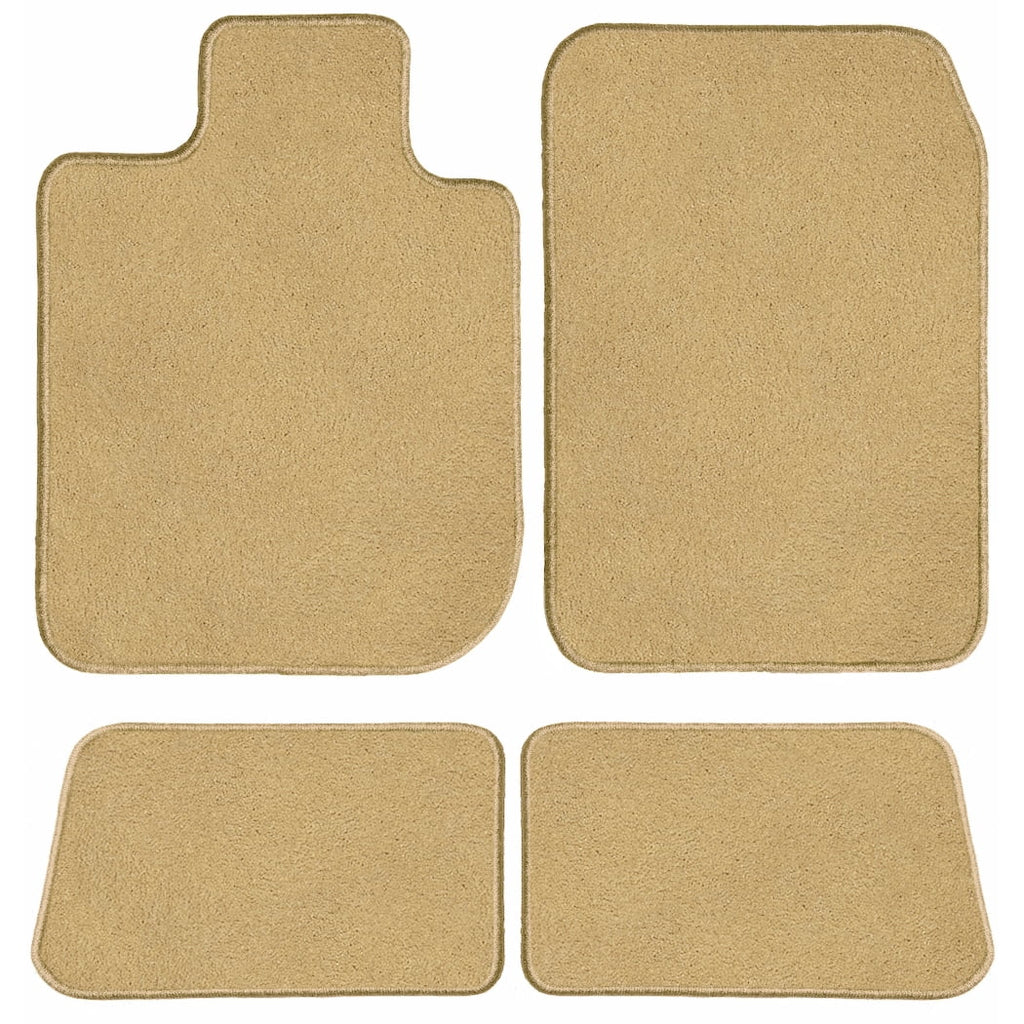 GGBAILEY  X3 Beige Classic Carpet Car Mats / Floor Mats, Custom Fit for 2011, 2012, 2013, 2014, 2015, 2016, 2017 - Driver, Passenger & Rear Mats