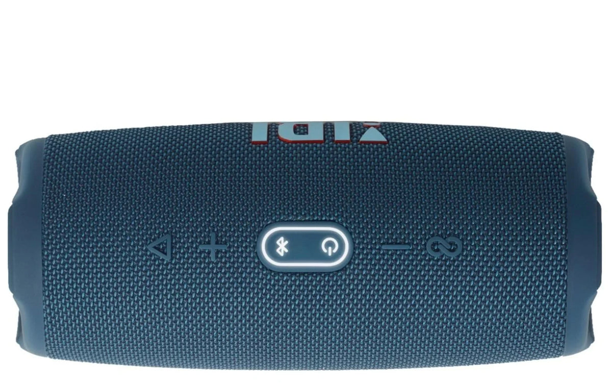 JBL Charge 5 Bluetooth Speaker, IP67 Waterproof Bundle with Deluxe CCI Hardshell Protective Case (Blue)