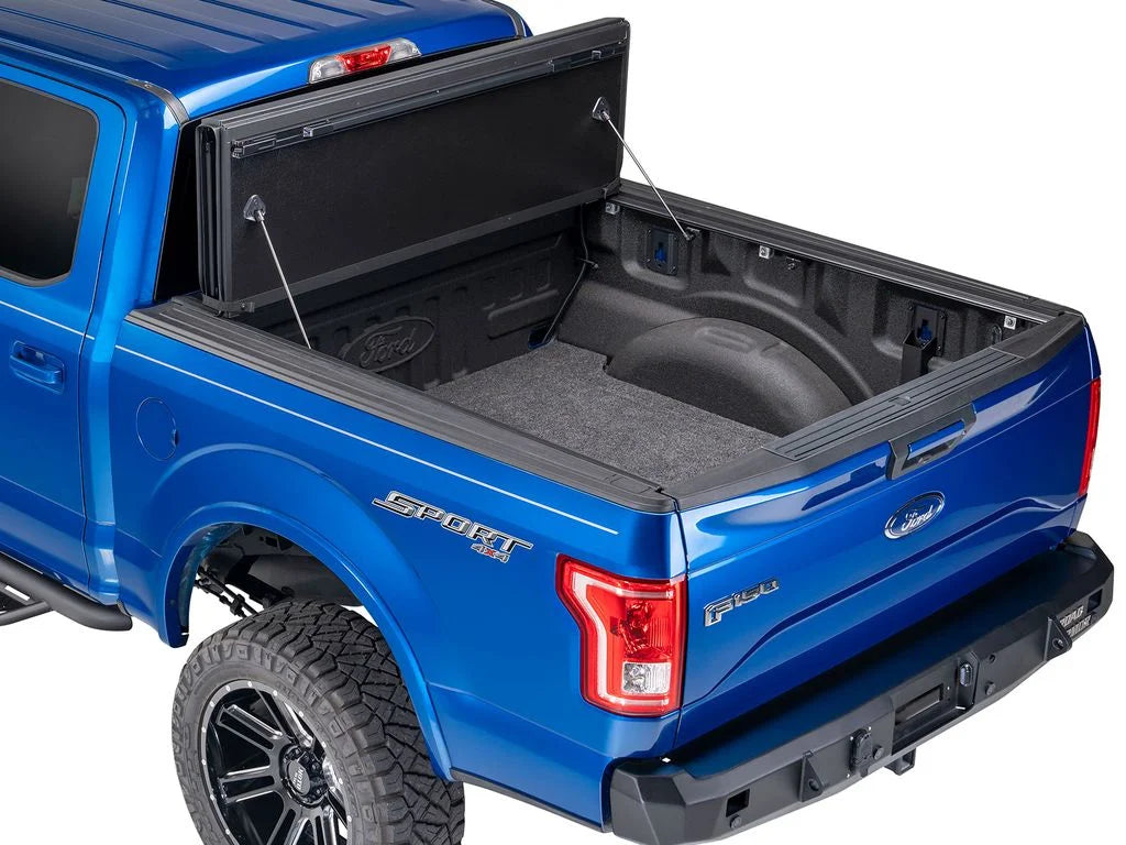 Extang by RealTruck Xceed Hard Folding Truck Bed Tonneau wrap | 85465 | appropriate with 2007 - 2021  Tundra w/o rail system 6' 7" Bed (78.7")