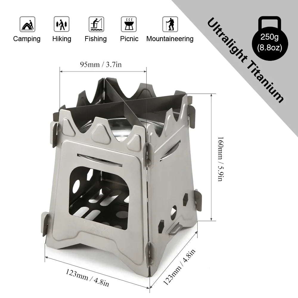 Lixadafurnace,Stove Camp StoveStove Picnic Wood Stove Camp PortableStove Camp Stove With Jinmie Picnic Ium Stove