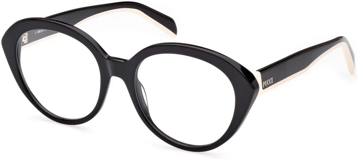 Eyeglasses Emilio Pucci EP 5223 004 Shiny Black / Black/Monocolor