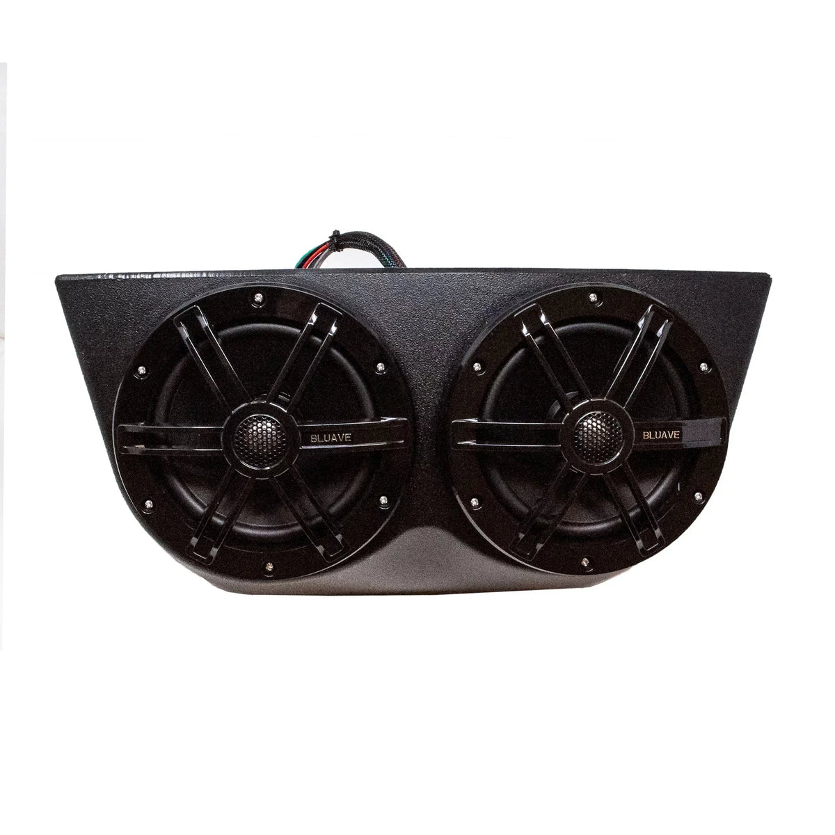BLUAVE XQAP-B XQAP 4x Speaker Quad Pod - Black, Loaded With 6.5" RGB LED Marine Coaxial