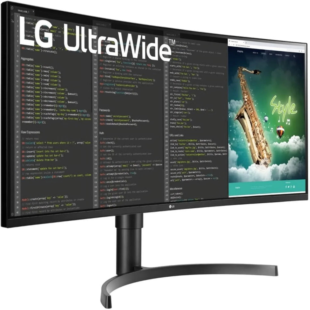 Ultrawide 35WN65C-B 35" Class WQHD Curved Screen Gaming LCD Monitor, 21:9