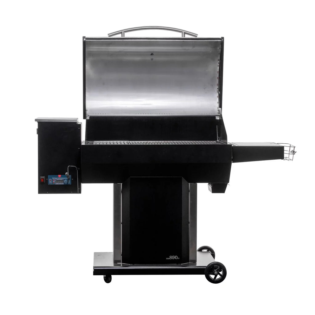 Stainless Steel Wood Pellet Grill & Smoker. USSC Grills  890 sq in